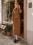 two-tone double-side fleece jacket